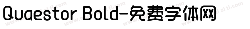 Quaestor Bold字体转换